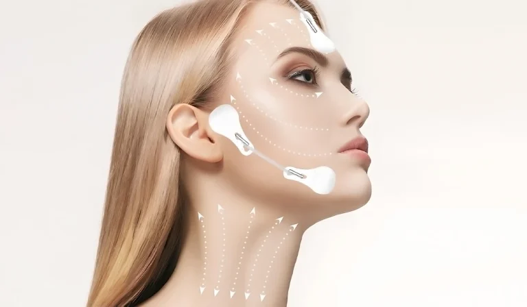 چسب لیفت صورت : کشیدن موقتی پوست صورت