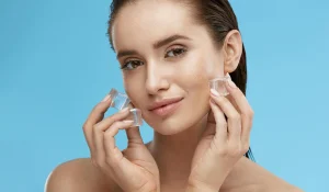 ماساژ یخ برای صورت : سفتی پوست و افزایش شادابی