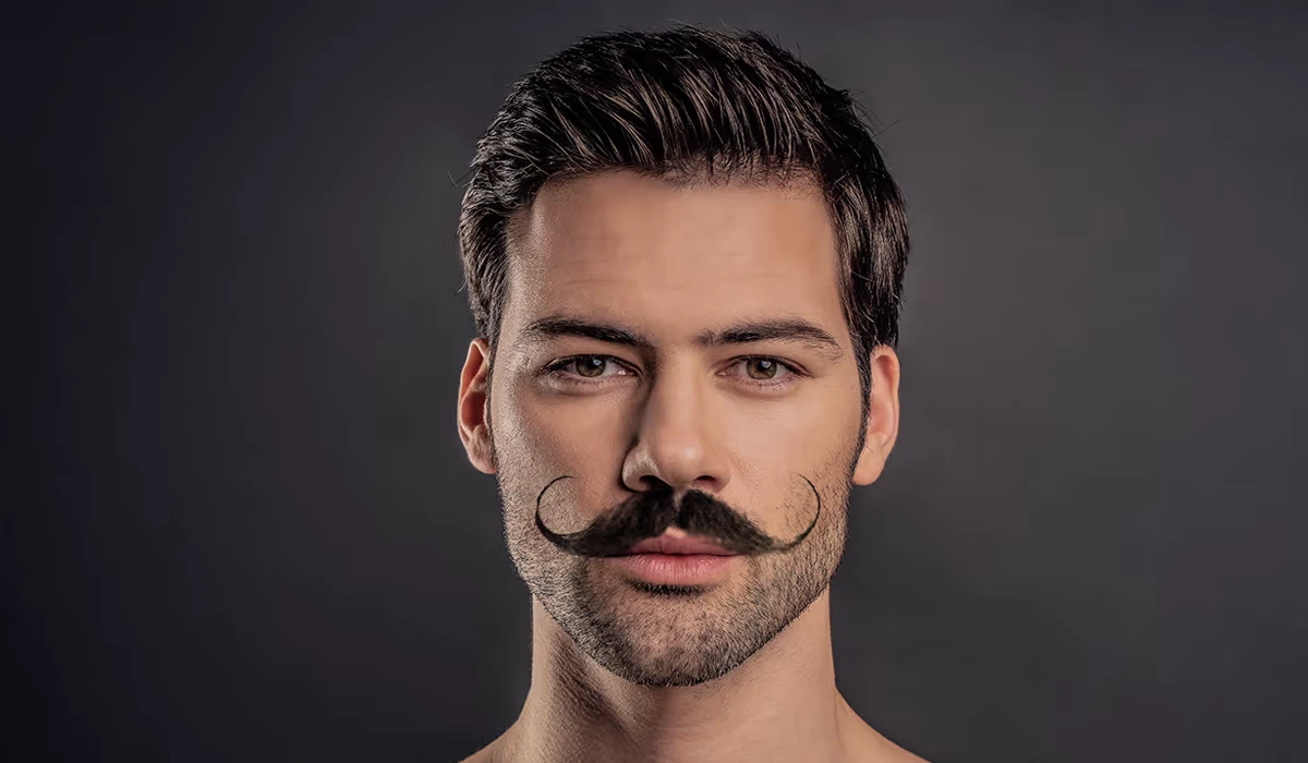 سبیل چخماقی (Handlebar Mustache)