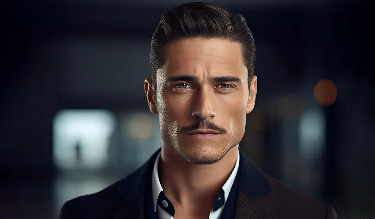 سبیل مدادی (Pencil Mustache)