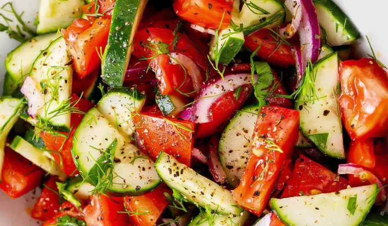 گوجه و خیار برای لاغری : تاثیر این غذای سبک و لذیذ بر زیبایی