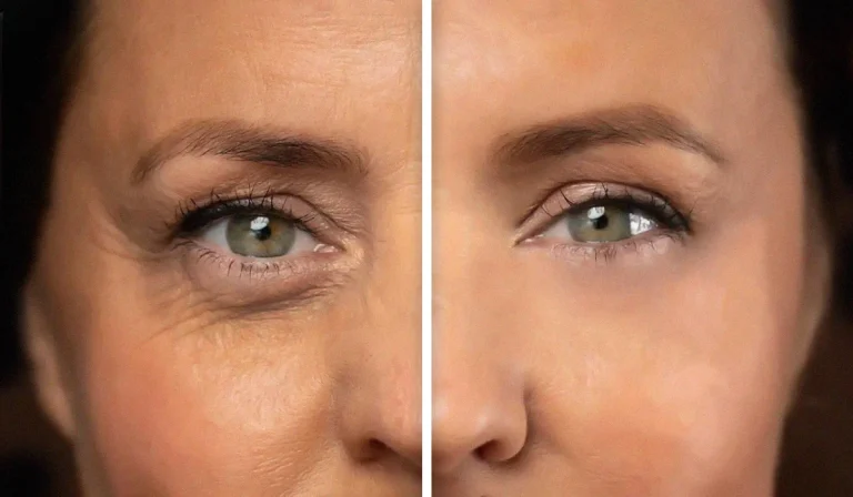 پی آر پی زیر چشم : رفع تیرگی، چین‌وچروک و پف اطراف چشم